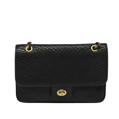 Pre-owned Bally Leather Shoulder Bag () In Black