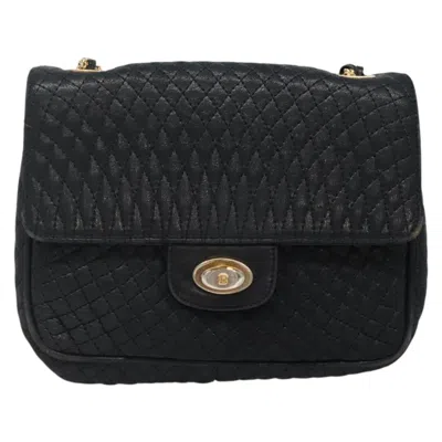 Pre-owned Bally Leather Shoulder Bag () In Black