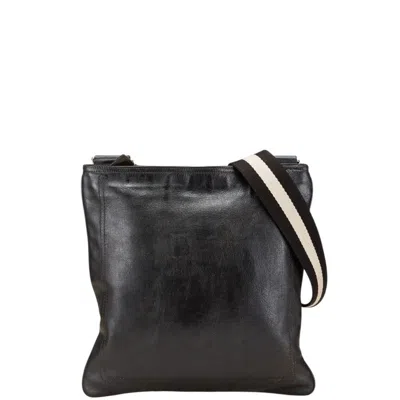 Pre-owned Bally Leather Shoulder Bag () In Black