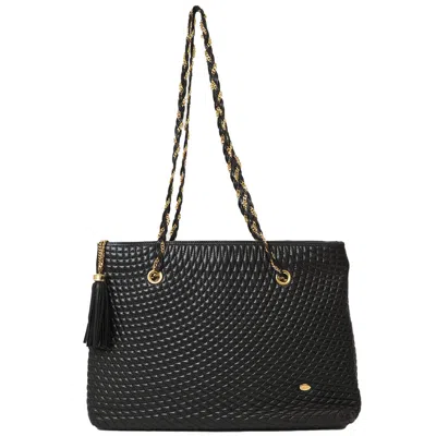 Pre-owned Bally Leather Shoulder Bag () In Black