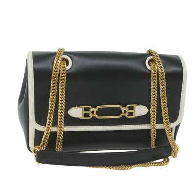 Pre-owned Bally Leather Shoulder Bag () In Black