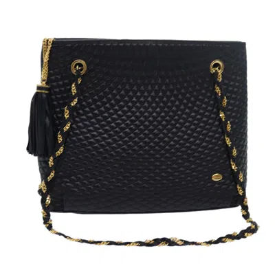 Pre-owned Bally Leather Shoulder Bag () In Black