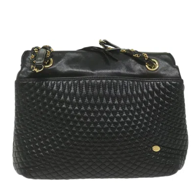 Pre-owned Bally Leather Shoulder Bag () In Black