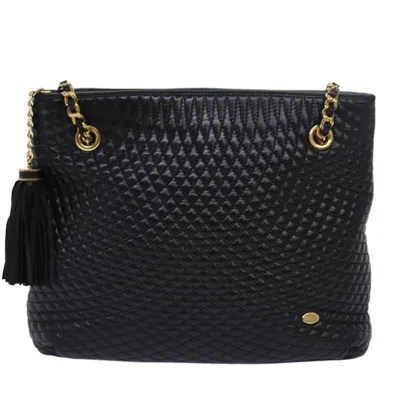 Pre-owned Bally Leather Shoulder Bag () In Black