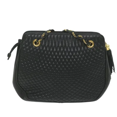 Pre-owned Bally Leather Shoulder Bag () In Black