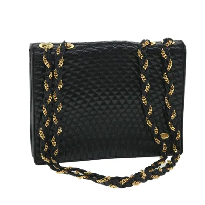 Pre-owned Bally Leather Shoulder Bag () In Black