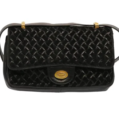 Pre-owned Bally Leather Shoulder Bag () In Black
