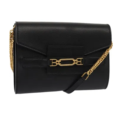 Pre-owned Bally Leather Shoulder Bag () In Black