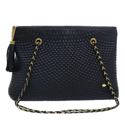 Pre-owned Bally Leather Shoulder Bag () In Black