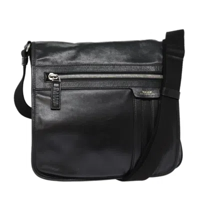 Pre-owned Bally Leather Shoulder Bag () In Black