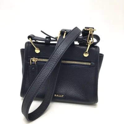 Pre-owned Bally Leather Shoulder Bag () In Blue