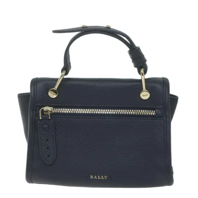 Bally Leather Shoulder Bag () In Blue