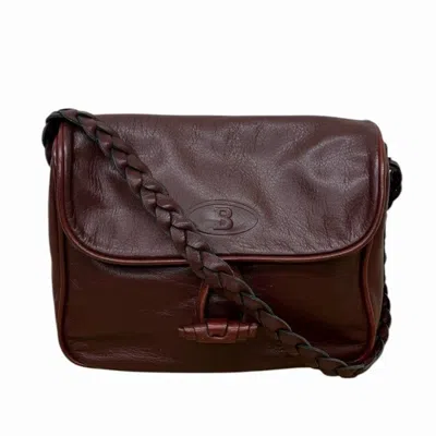 Pre-owned Bally Leather Shoulder Bag () In Brown
