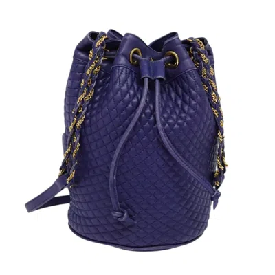 Pre-owned Bally Leather Shoulder Bag () In Purple