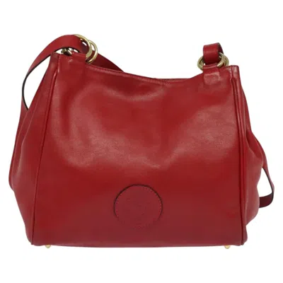 Pre-owned Bally Leather Shoulder Bag () In Red