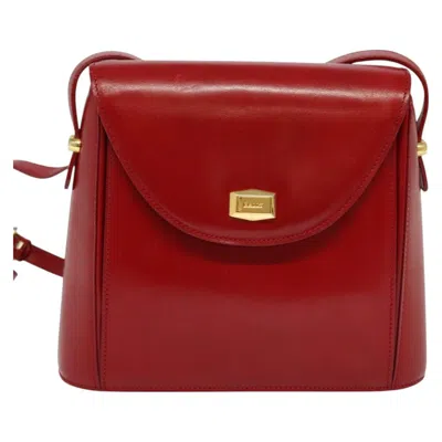 Pre-owned Bally Leather Shoulder Bag () In Red