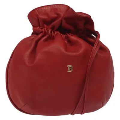 Pre-owned Bally Leather Shoulder Bag () In Red