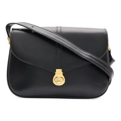 Pre-owned Bally Leather Shoulder Bag () In Black