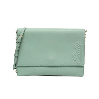 Pre-owned Bally Leather Shoulder Bag () In Green