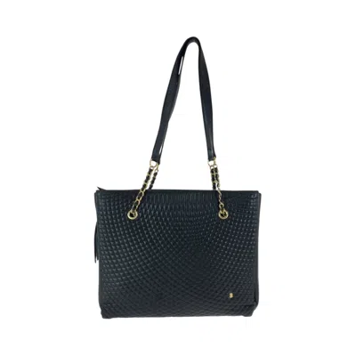 Pre-owned Bally Leather Shoulder Bag Tote Bag () In Black