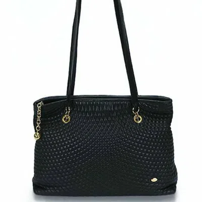 Pre-owned Bally Leather Shoulder Bag Tote Bag () In Black