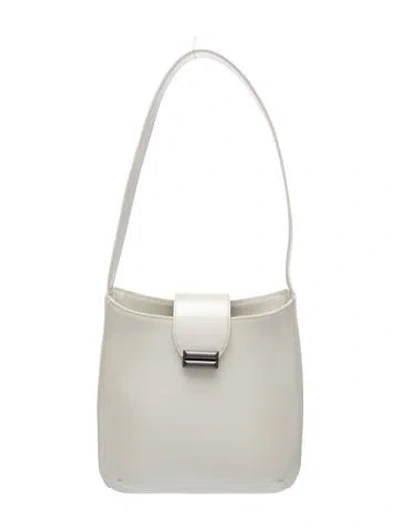 Pre-owned Bally Leather Shoulder Bag In White