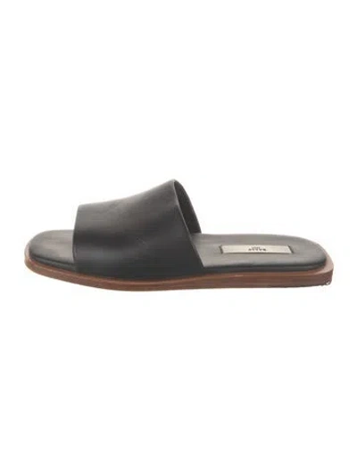 Pre-owned Bally Leather Slides In Black