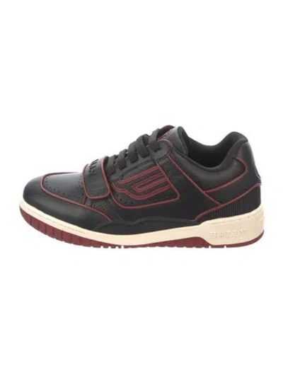 Pre-owned Bally Leather Sneakers In Black