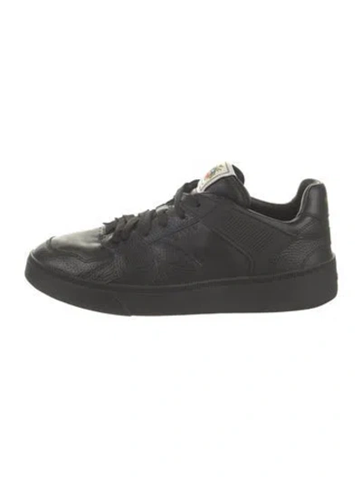 Pre-owned Bally Leather Sneakers In Black