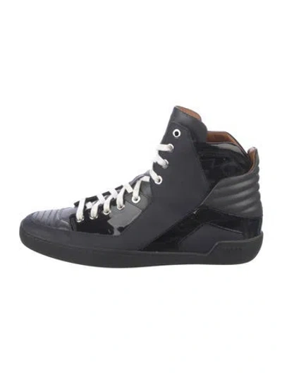 Pre-owned Bally Leather Sneakers In Blue