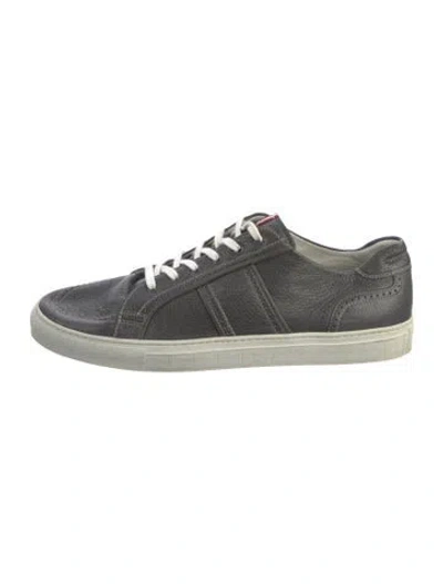 Pre-owned Bally Leather Sneakers In Grey
