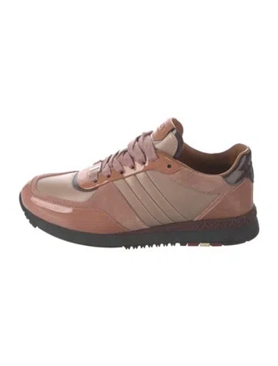 Pre-owned Bally Leather Sneakers In Pink