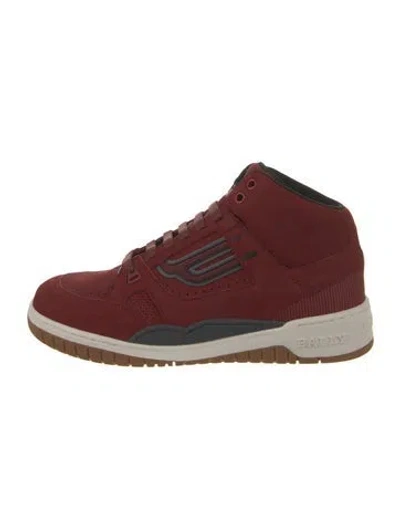 Pre-owned Bally Leather Sneakers In Red