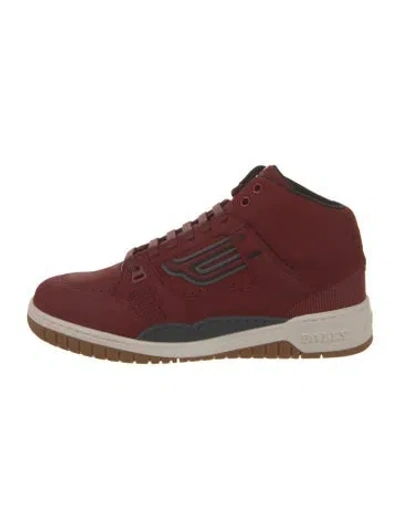 Pre-owned Bally Leather Sneakers In Red