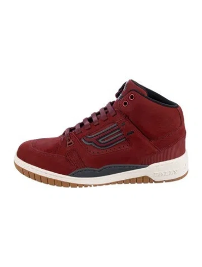 Pre-owned Bally Leather Sneakers In Red