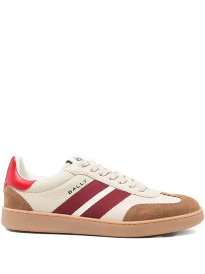 Bally Leather Sneakers In White