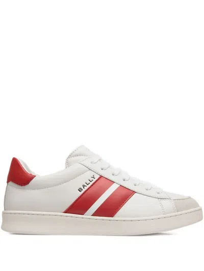 Bally Leather Sneakers In White