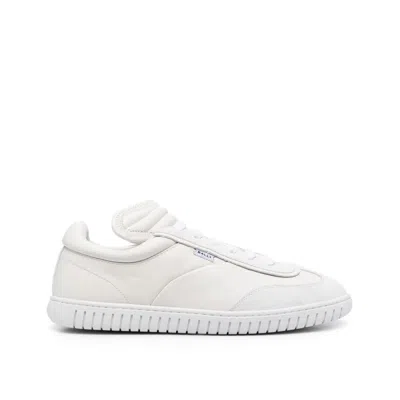 Bally Leather Sneakers In White