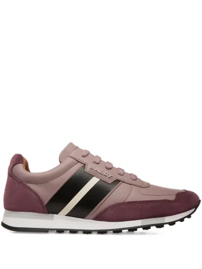 Bally Leather Stripe Sneakers
