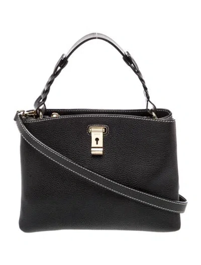 Pre-owned Bally Leather Top Handle Bag In Black