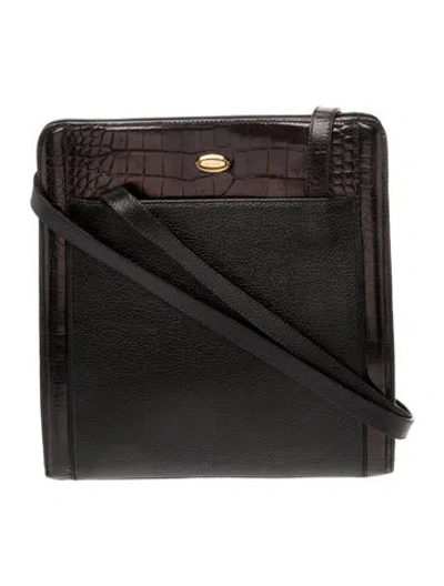 Pre-owned Bally Leather Top Handle Bag In Black