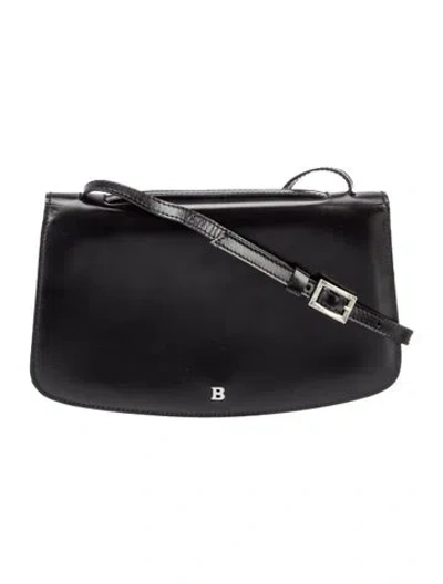 Pre-owned Bally Leather Top Handle Bag In Black