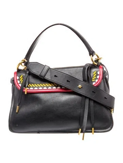 Pre-owned Bally Leather Top Handle Bag In Black