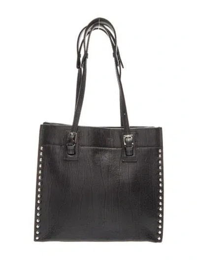 Pre-owned Bally Leather Top Handle Bag In Black