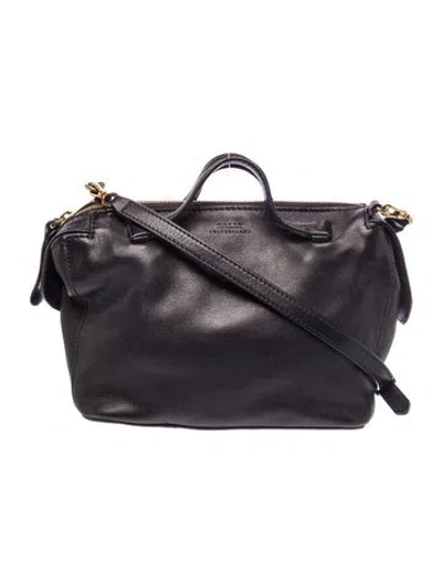 Pre-owned Bally Leather Top Handle Bag In Black