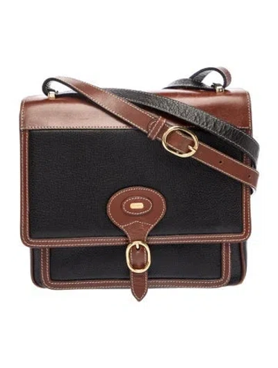 Pre-owned Bally Leather Top Handle Bag In Brown