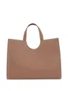 Bally Leather Tote Bag In 中性色