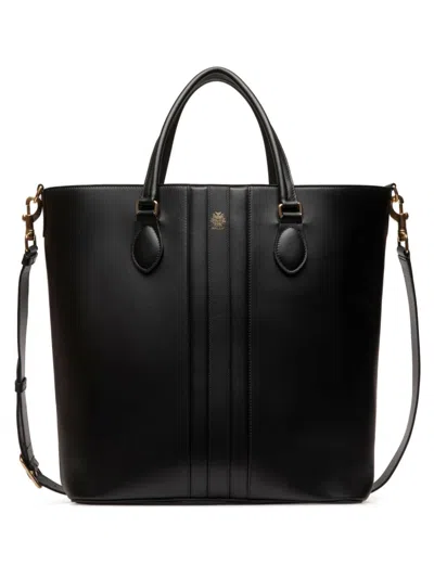 Bally Leather Tote Bag In Black