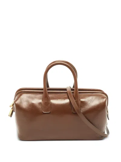 Pre-owned Bally Leather Tote Bag In Brown