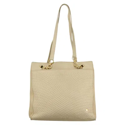Pre-owned Bally Leather Tote Bag () In Beige